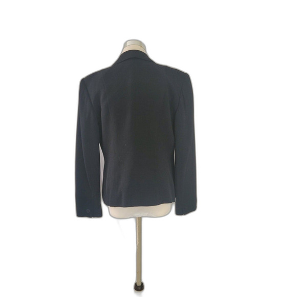 Jones New York Double Breasted Black Blazer Size 8 - Picture 8 of 11